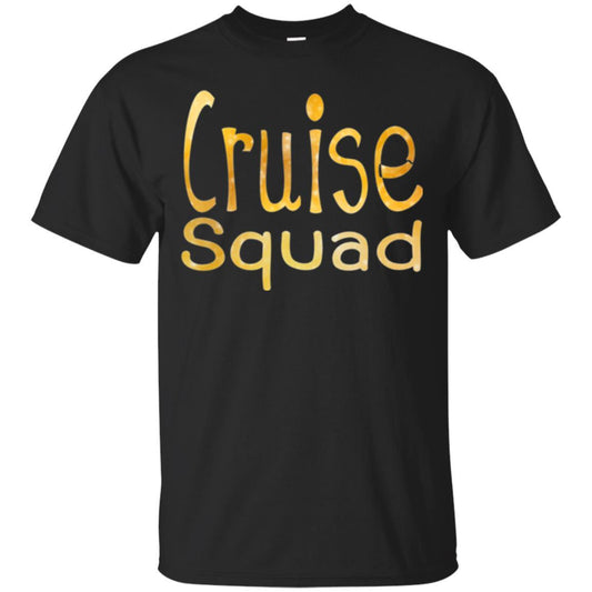 Cruise Squad T-shirt Funny Party Black