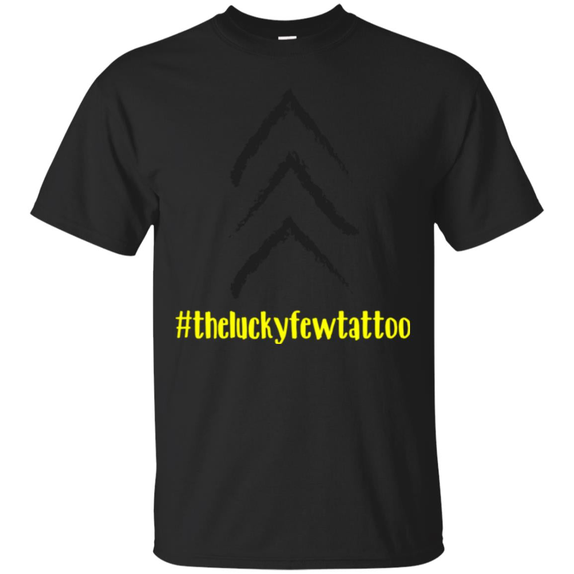 Hash Tag The Lucky Few Tattoo Gift Shirt For Friend Black