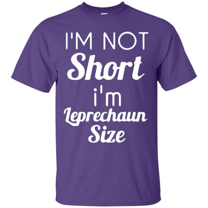 Im Not Short Im Leprechaun Saint Day T-shirt Purple