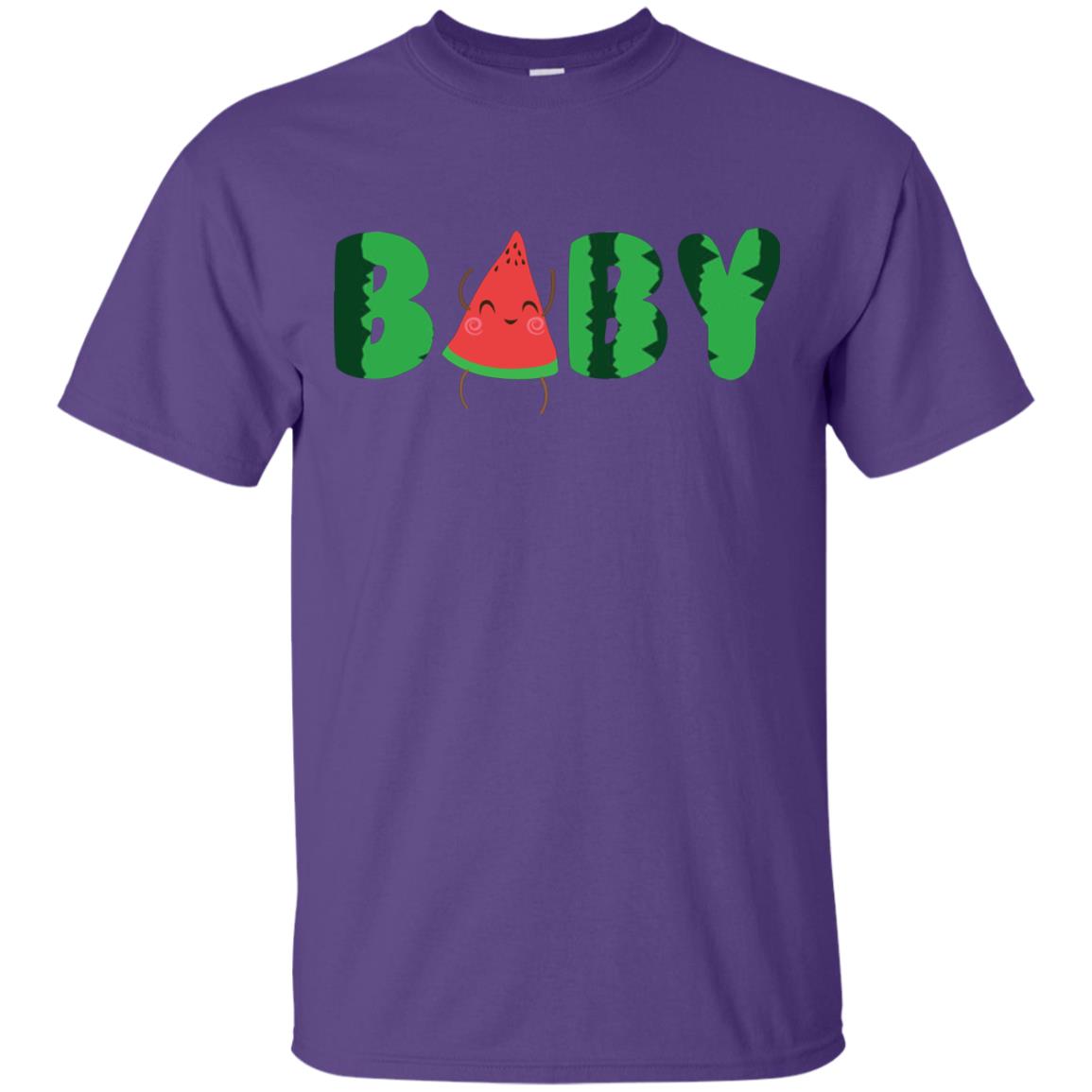 Baby Watermelon Funny Summer Melon Fruit Shirt For Baby Kids Purple