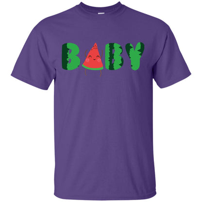 Baby Watermelon Funny Summer Melon Fruit Shirt For Baby Kids Purple