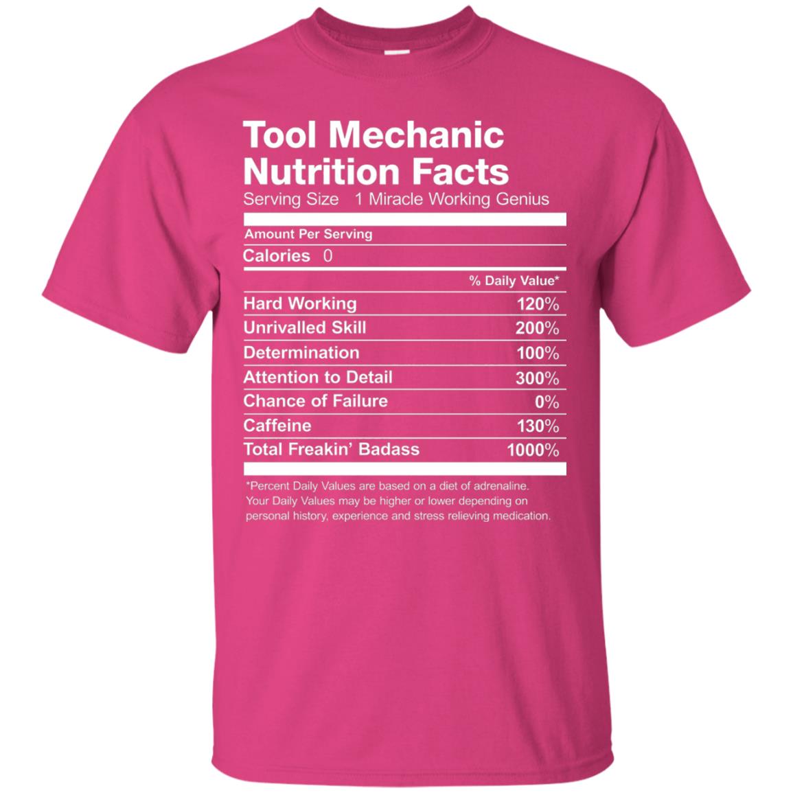Tool Mechanic Uniform Funny T-shirt Heliconia