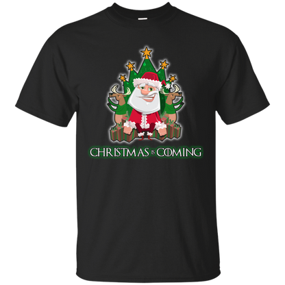 Christmas Is Coming T-shirt Black