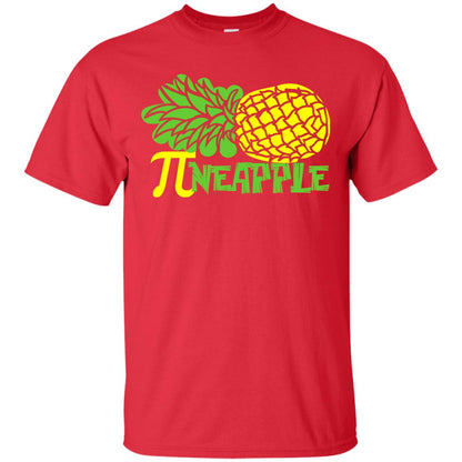 Cool Pineapple Gift Shirt For Pi Day Red