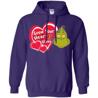 Dr. Seuss Grinch T-shirt Grow Your Heart 3 Sizes Purple