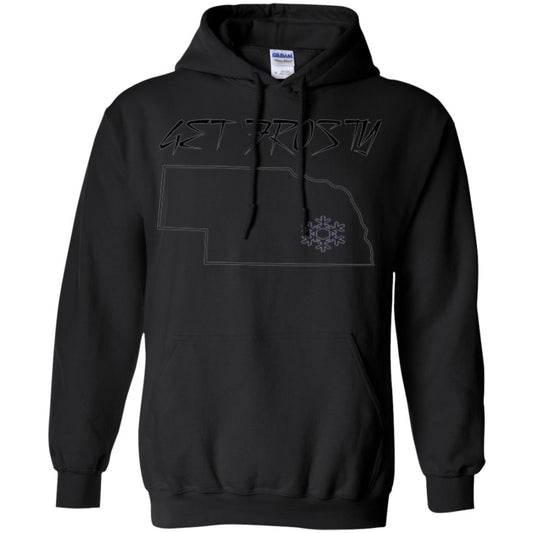 Christmas T-shirt Get Frosty Nebraska Football Black