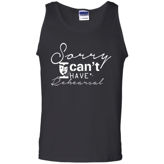 Sorry I Cant I Have Rehearsal Pardon Day Shirt Black
