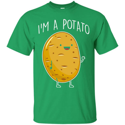I Am Potato T-shirt Irish Green