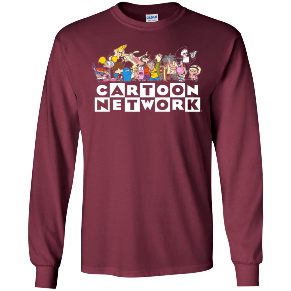 Cartoon T-shirt Classic Character Feature T-shirt Maroon