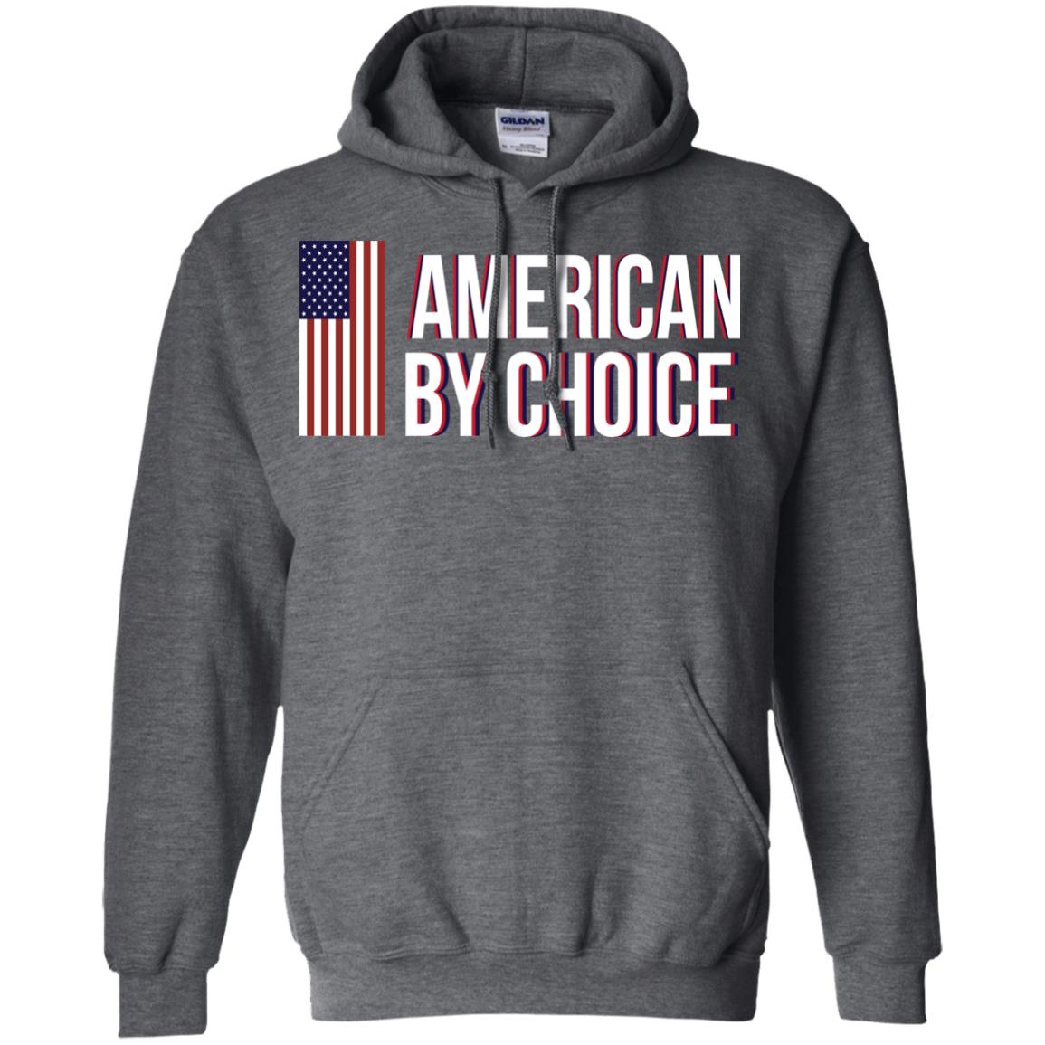 Flag Of American By Choice T-shirt Dark Heather