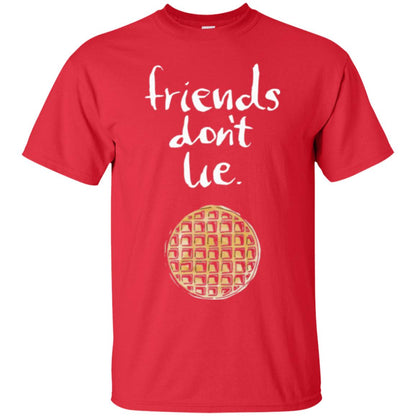 Friends T-shirt Friends Don_t Lie Red