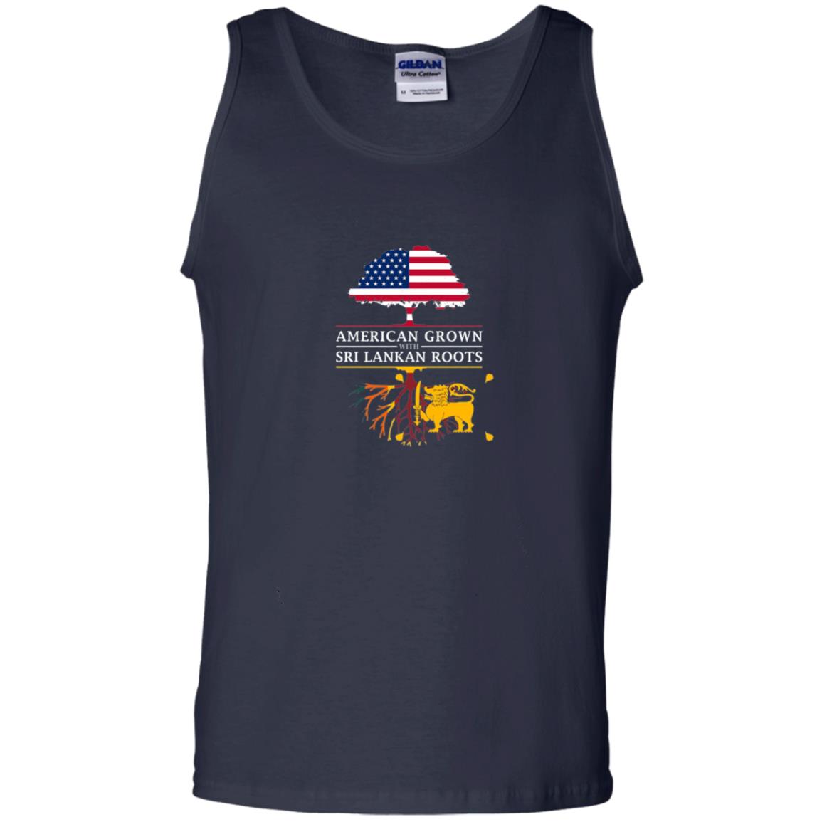 American Grown With Sri Lankan Roots Shirt Navy