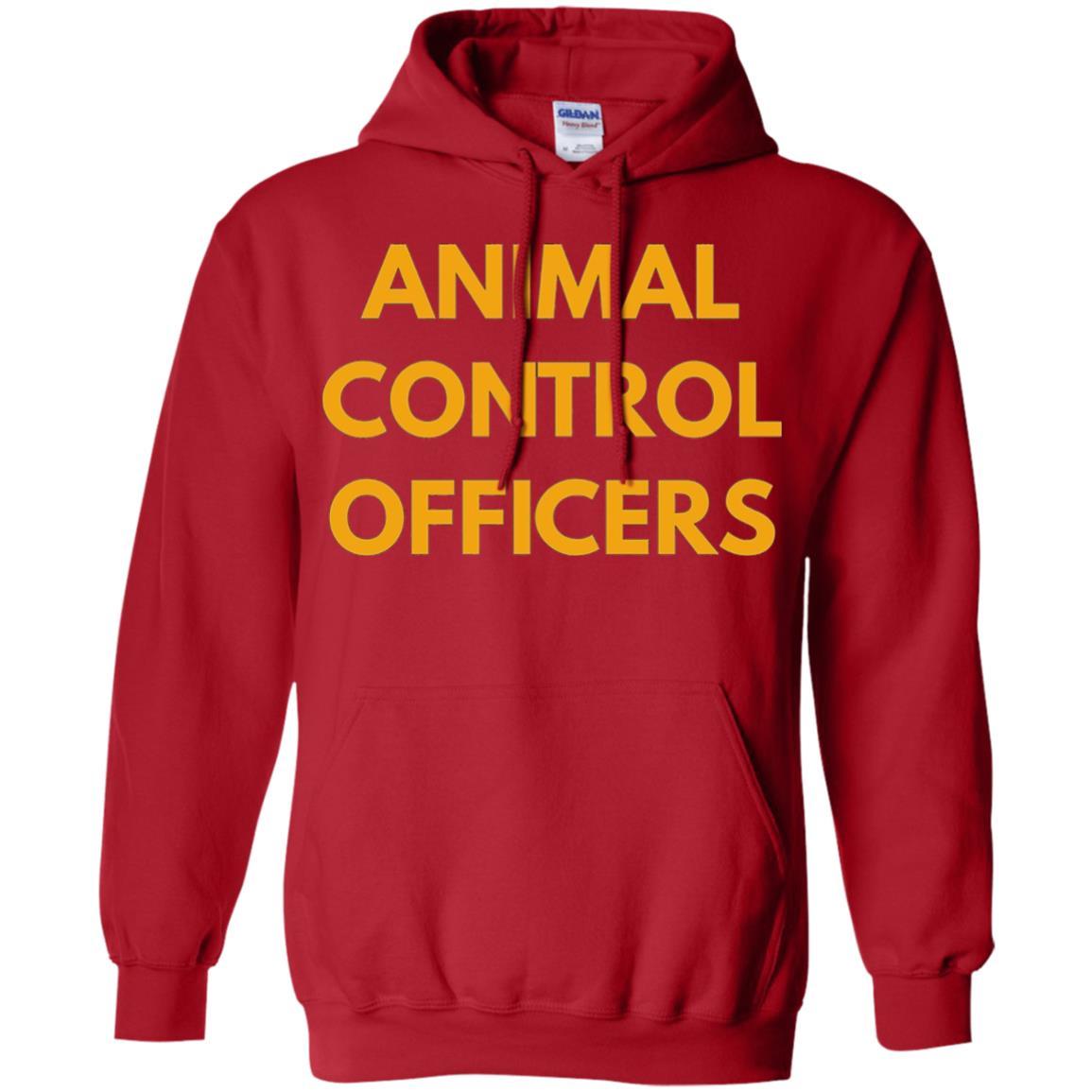 Animals Shelter T-shirt Animal Control Officers Red