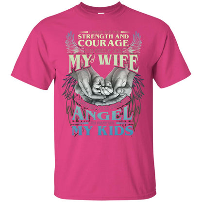 He Sent Me My Wife And My Kids Family Shirt Heliconia