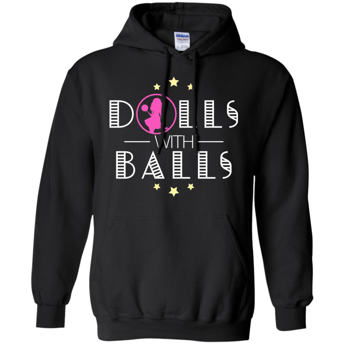 Bowling Lover T-shirt Dolls With Balls T-shirt Black
