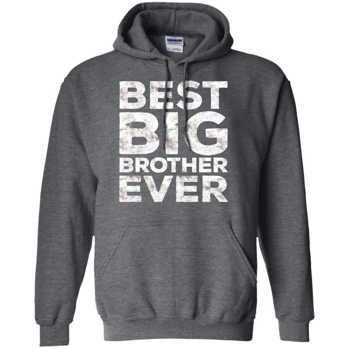 Best Big Brother Ever Family T-shirt Dark Heather