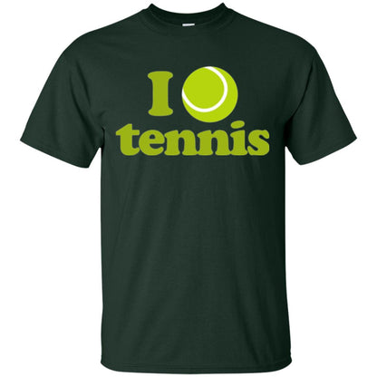 I Love Tennis T-shirt Forest
