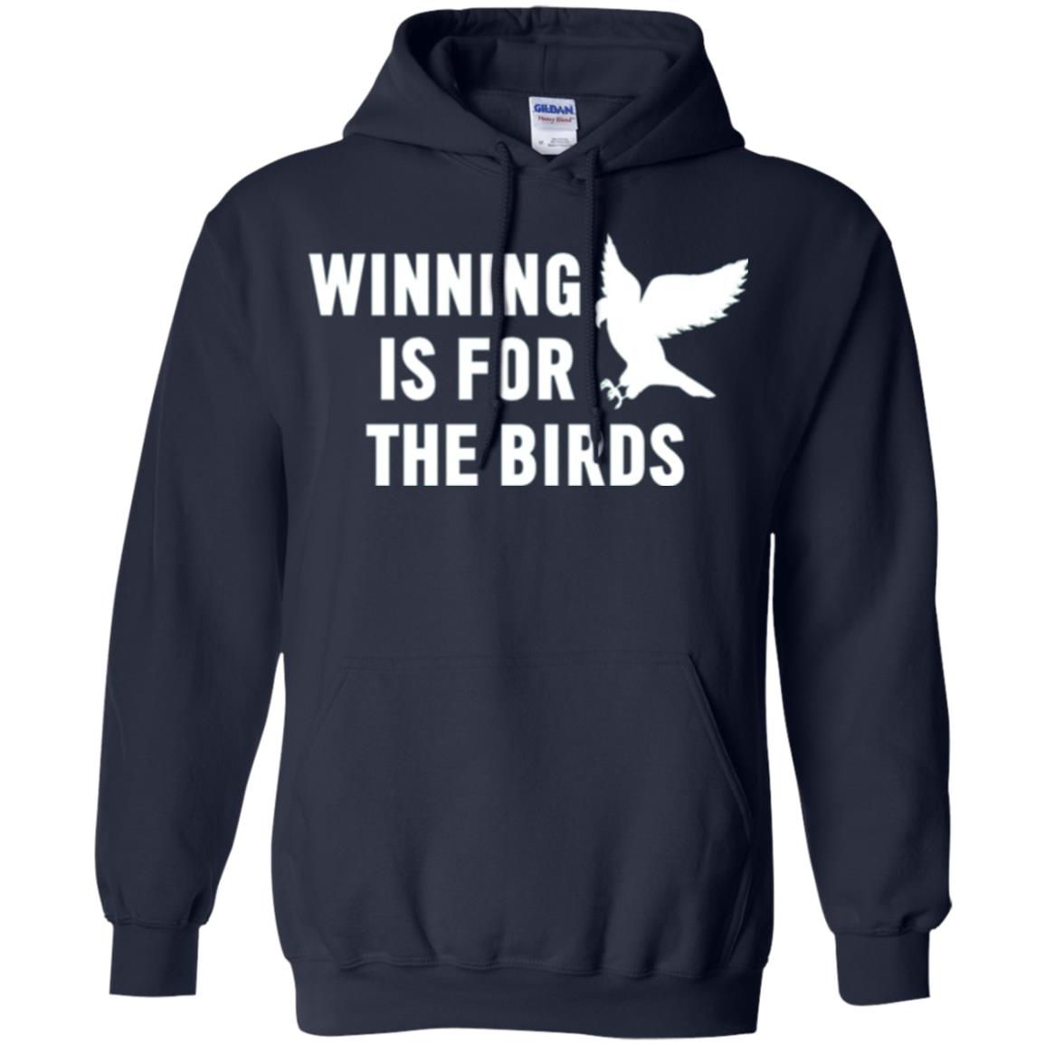 Winning Is For The Birds Eagle Mascot T-shirt Navy