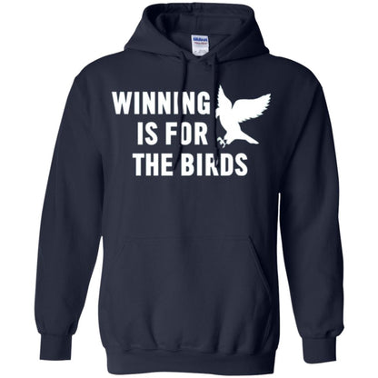 Winning Is For The Birds Eagle Mascot T-shirt Navy