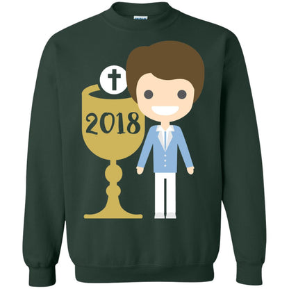 First Communion 2018 1st Holy Communion Shirt Forest Green