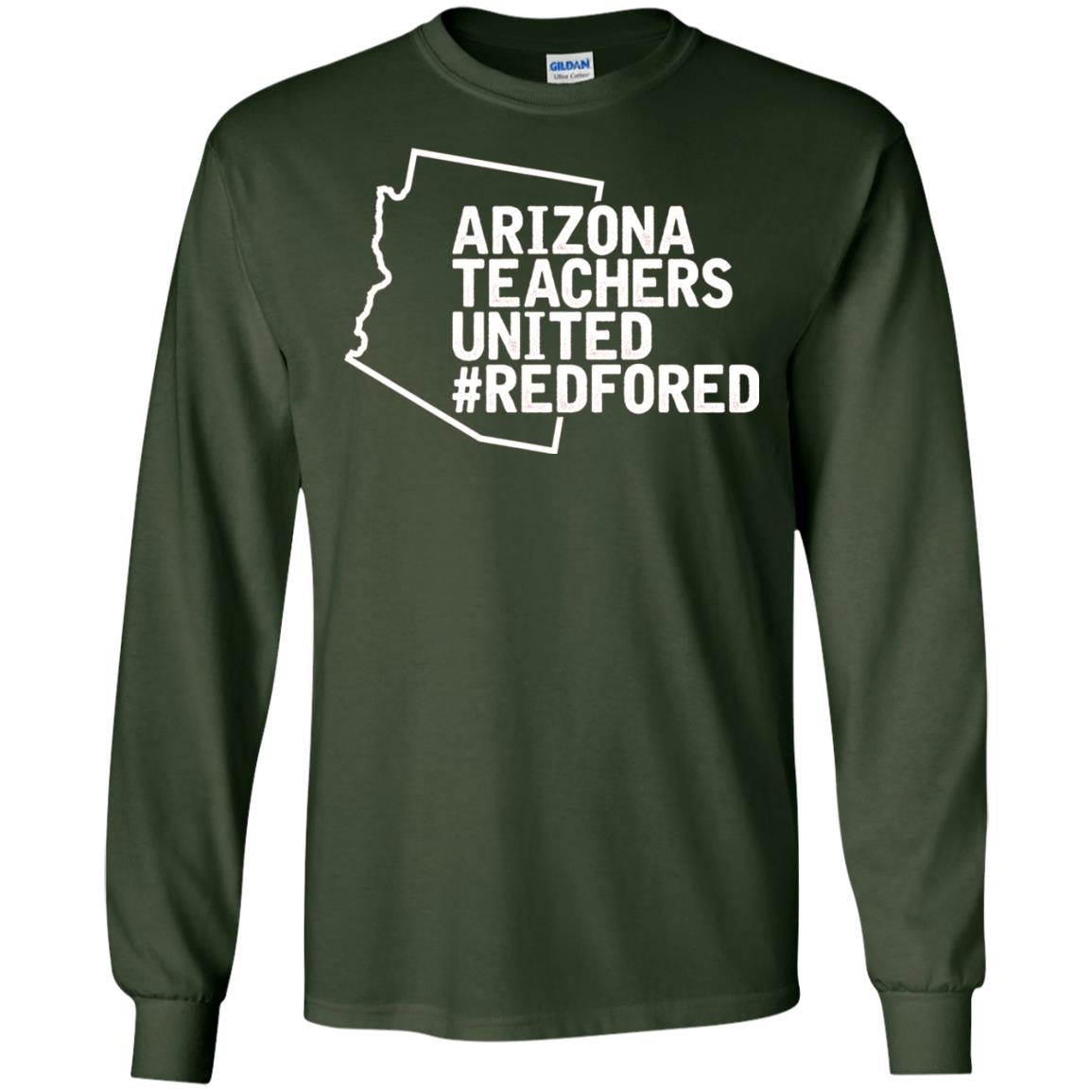 Arizona Teacher Shirt Red For Ed #redfored Forest Green