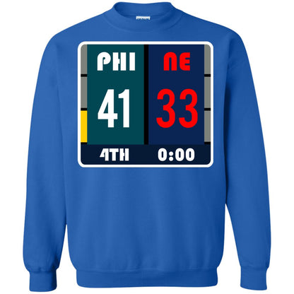 Football Philadelphia T-shirt Eagles Vs New England Royal