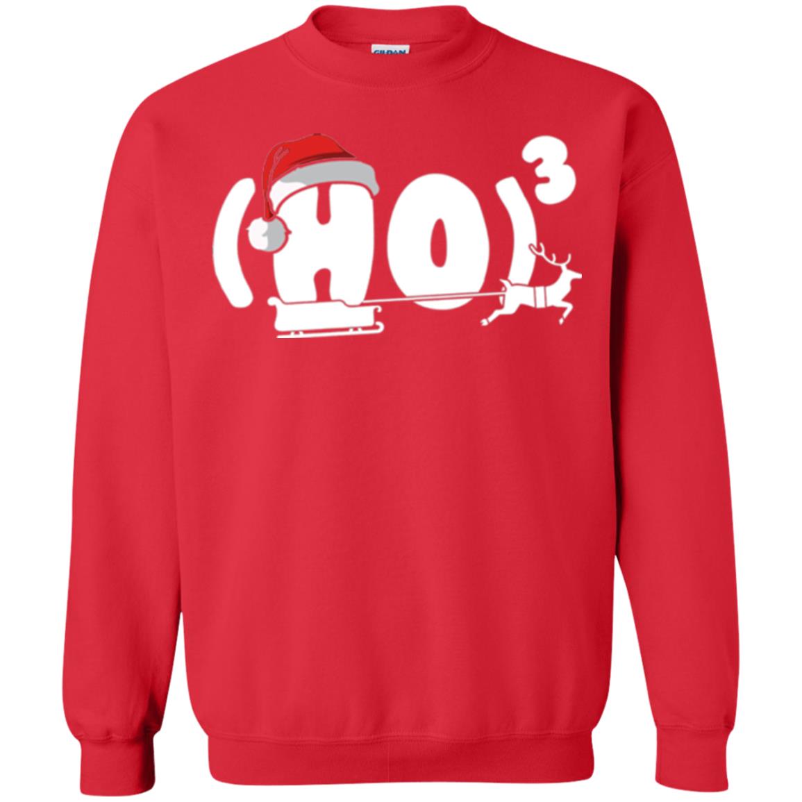 Christmas T-shirt Ho Ho Ho Red