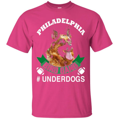 Football Lover T-shirt Philadelphia Bird Gang Underdogs 2018 Heliconia