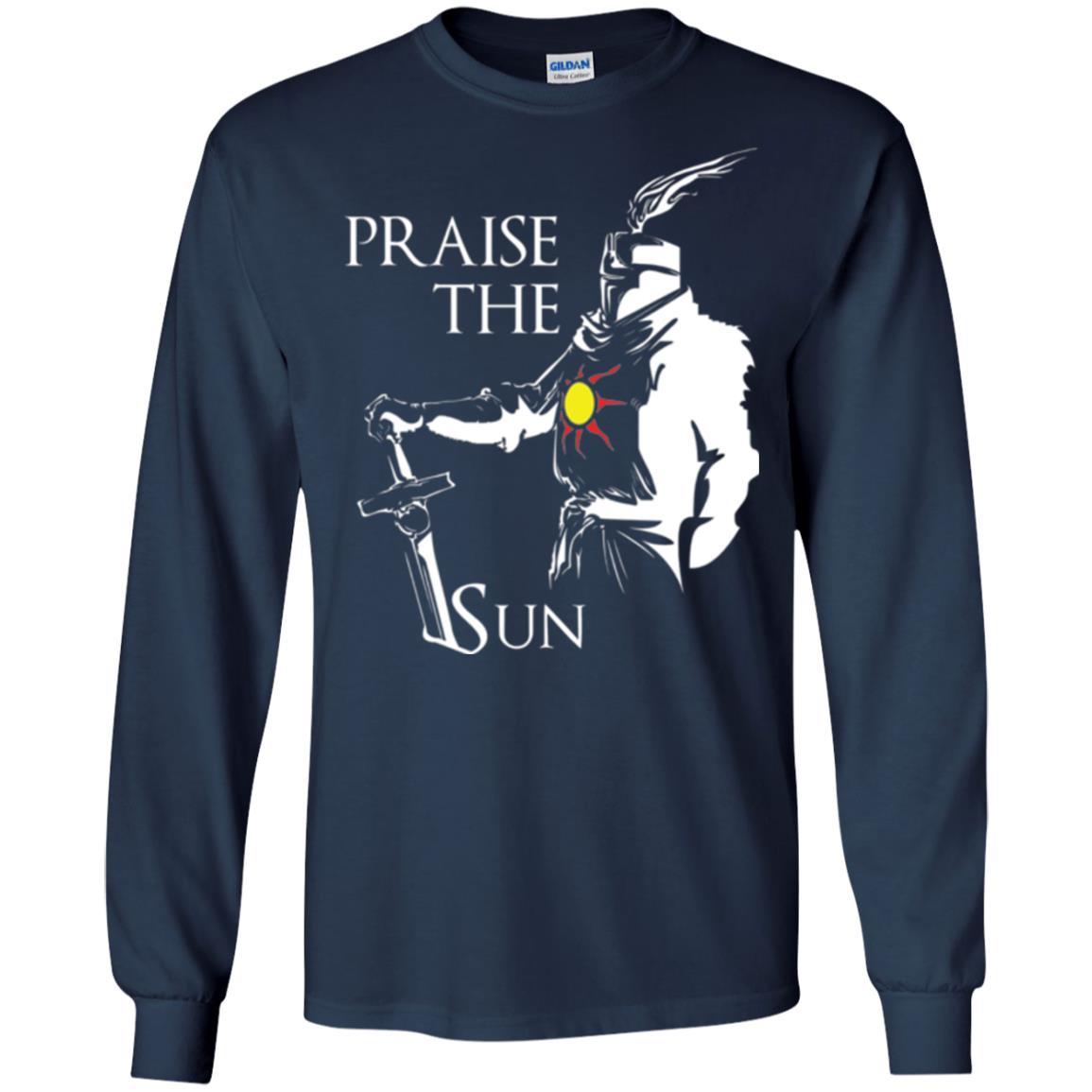 Gamer T-shirt Praise The Sun Knight T-shirt Navy