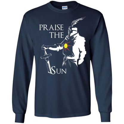 Gamer T-shirt Praise The Sun Knight T-shirt Navy