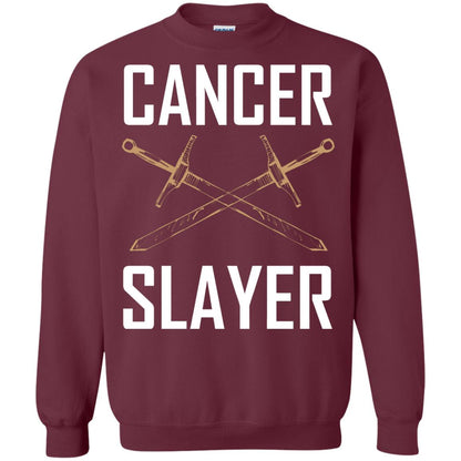 Cancer Slayer Cancer Survivor Shirt Maroon