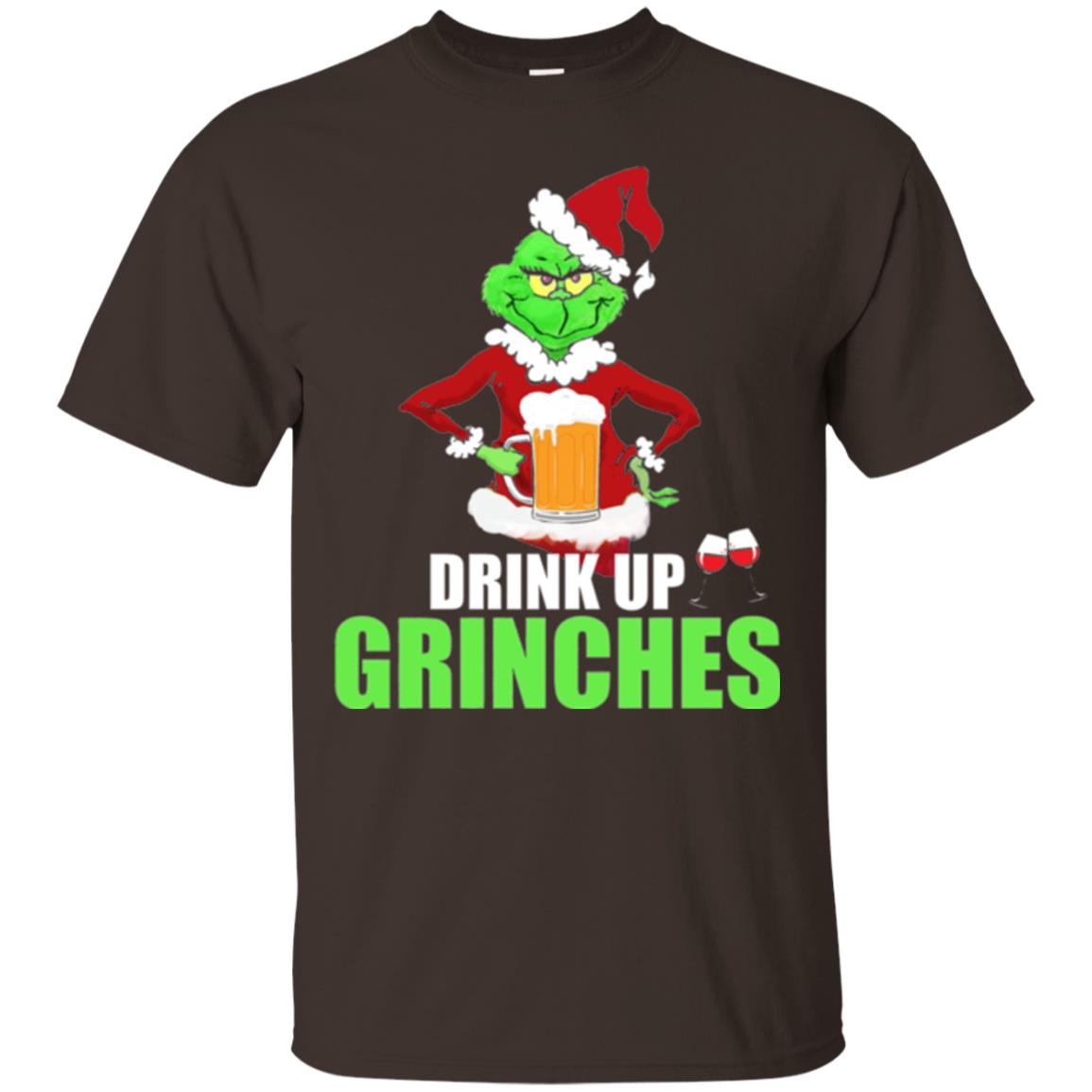 Christmas T-shirt Drink Up Grinches Dark Chocolate