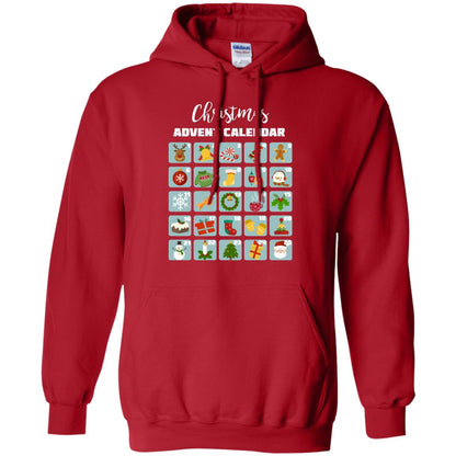 Christmas Calendar December 2018 Gift Shirt Red