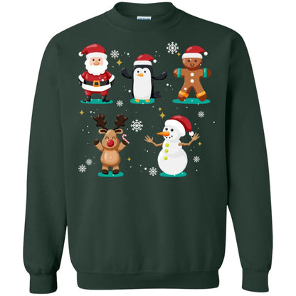 Christmas Character Ideas Gift Shirt Forest Green