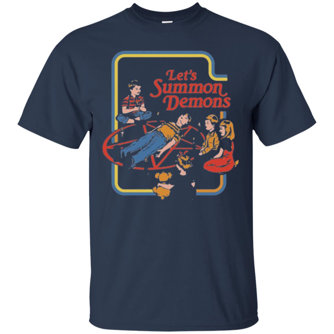 Let_s Summon Demons T-shirt Navy