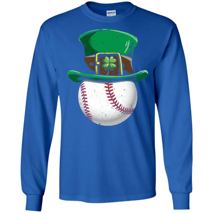 Leprechaun St. Patrick_s Day Baseball Ball T-shirt Royal