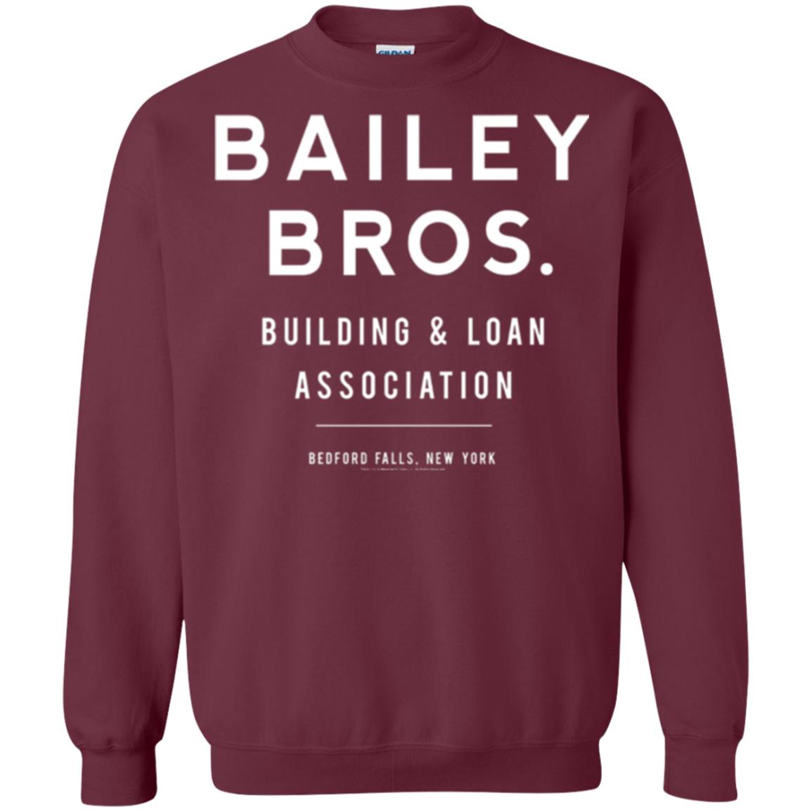 Bailey Bros Building And Loan Association T-shirt Maroon