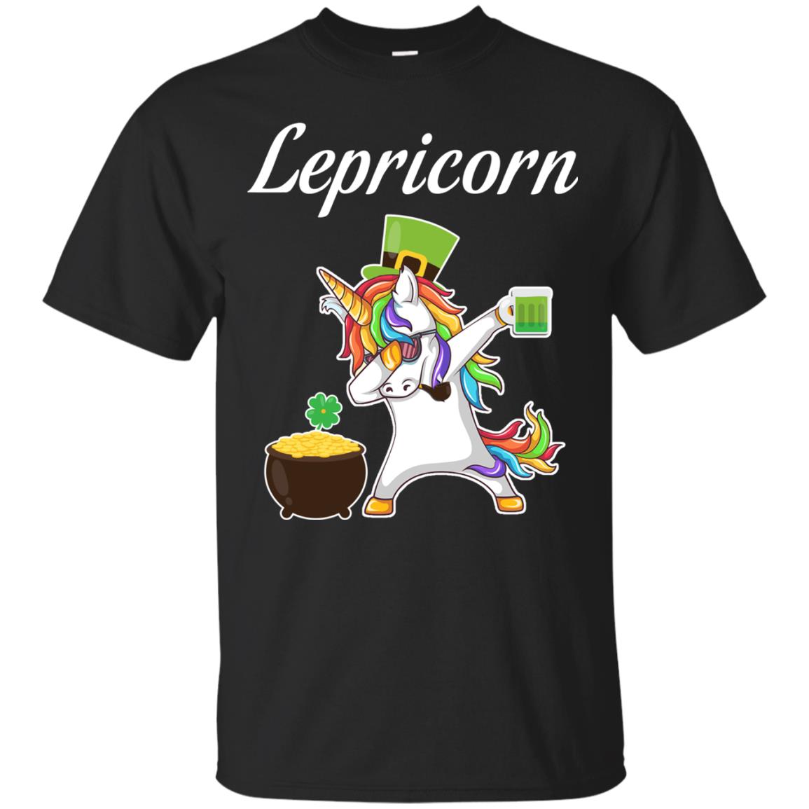 Lepricorn Saint Patrick's Day T-shirt Black
