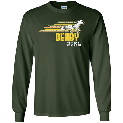 Derby Girl Derby Women Horse Race Shirt Forest Green