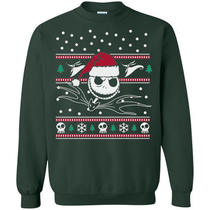 Disney Nightmare Before Christmas Holiday Christmas T-shirt Forest Green