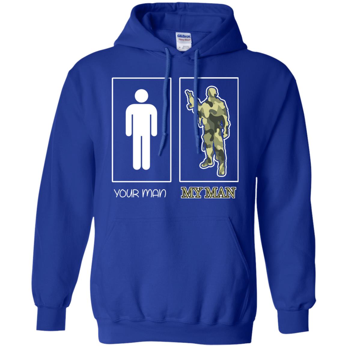 Your Man My Man Military Shirt Royal