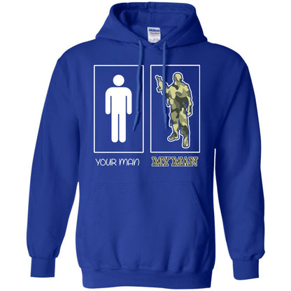 Your Man My Man Military Shirt Royal