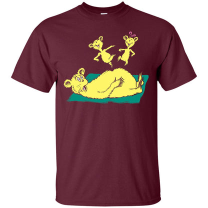 Dr. Seuss Hop On Pop Book Lover T-shirt Maroon