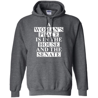 A Wonma_s Place Is In The House And The Senate T-shirt Dark Heather