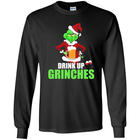 Christmas T-shirt Drink Up Grinches Black
