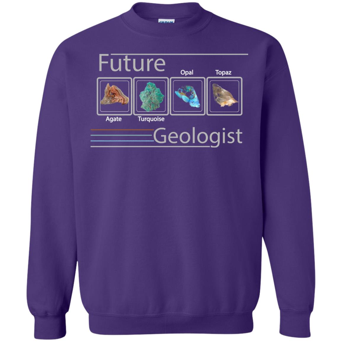 Future Geologist T-shirt Color Rocks Purple