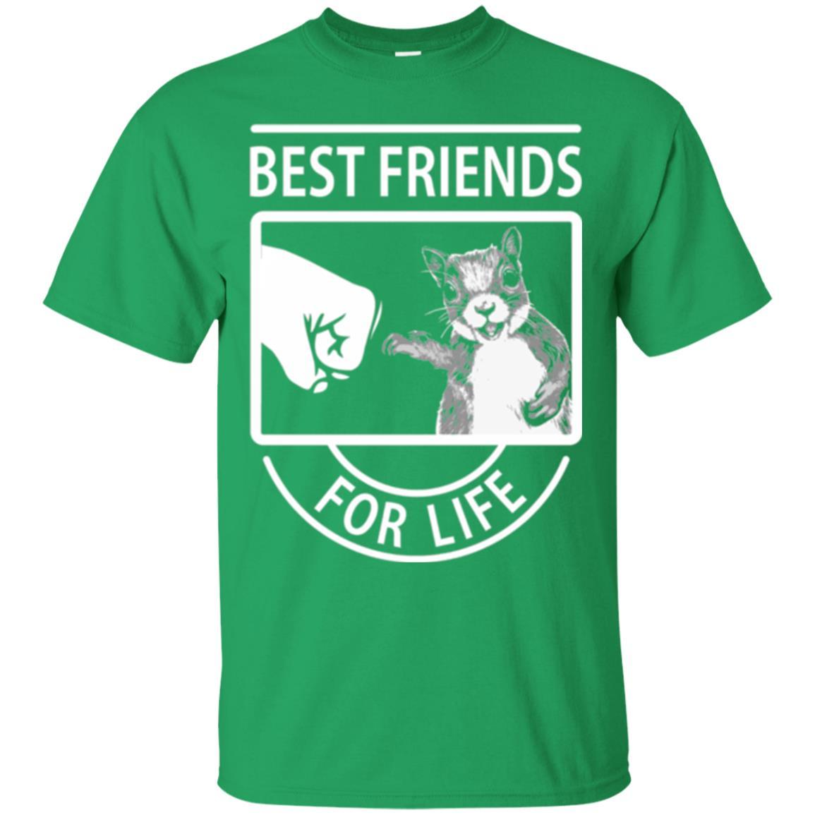 Squirrel T-shirt Best Friend For Life T-shirt Irish Green