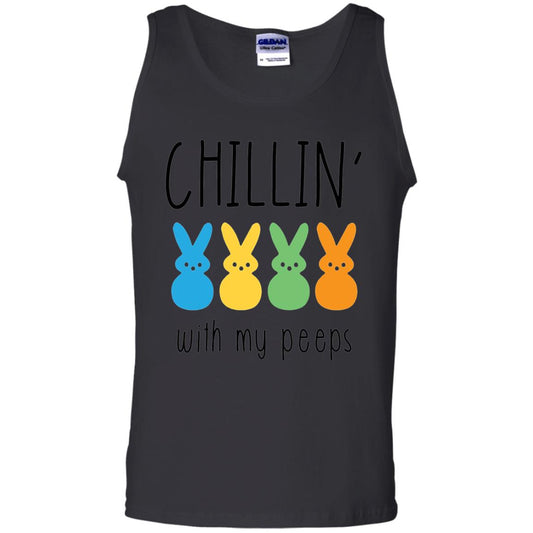 Chillin With My Peeps Happy Easter T-shirt Black