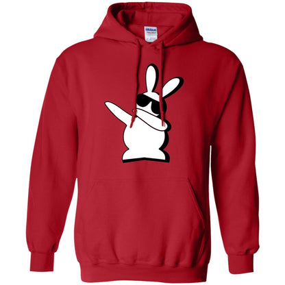 Dabbing Hip Hop Bunny Easter Shirt Red