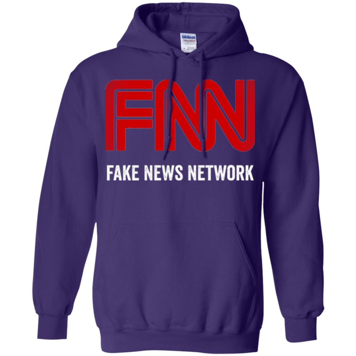 Anti Trump T-shirt Fnn The Fake News Network Purple